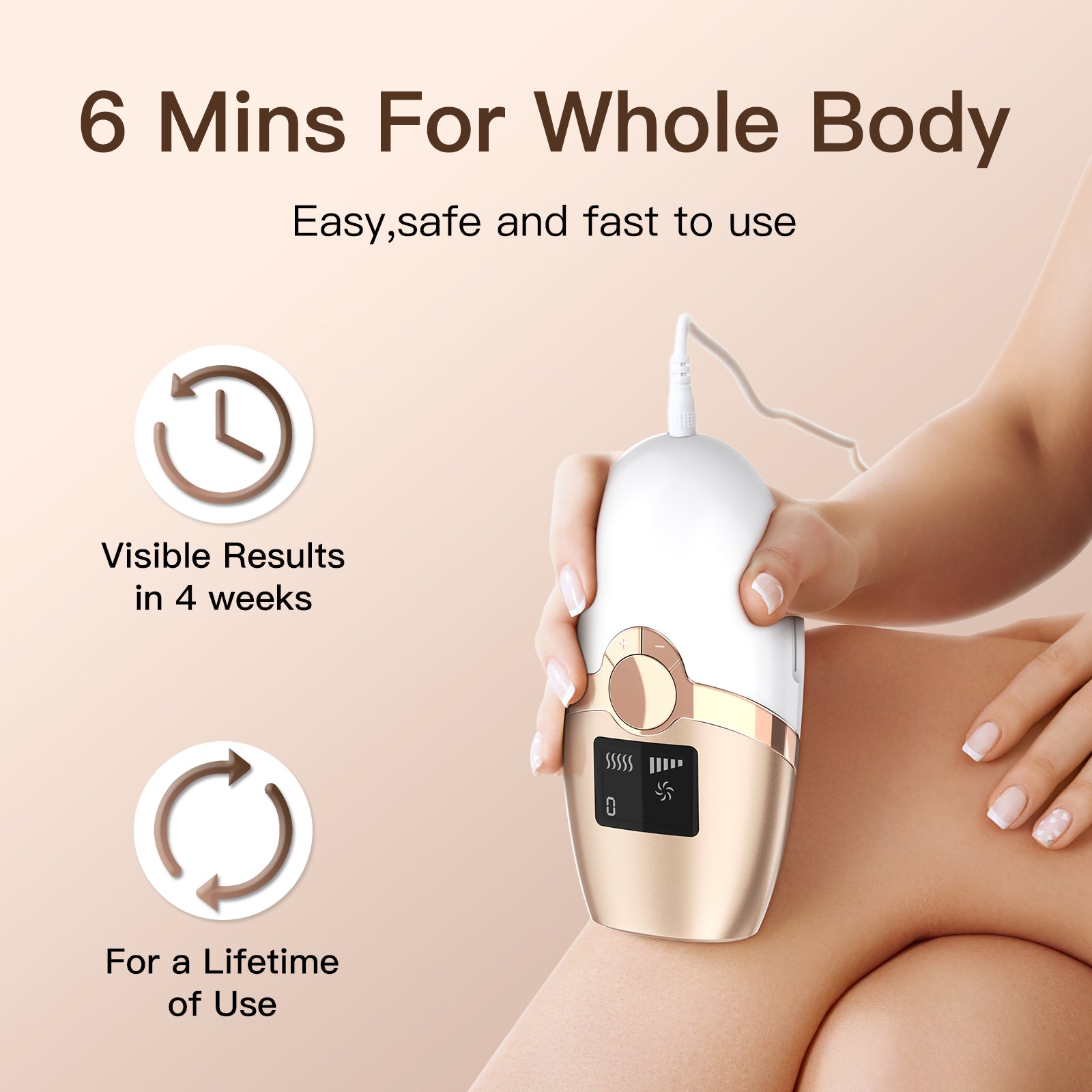 Mini IPL Hair Removal T4