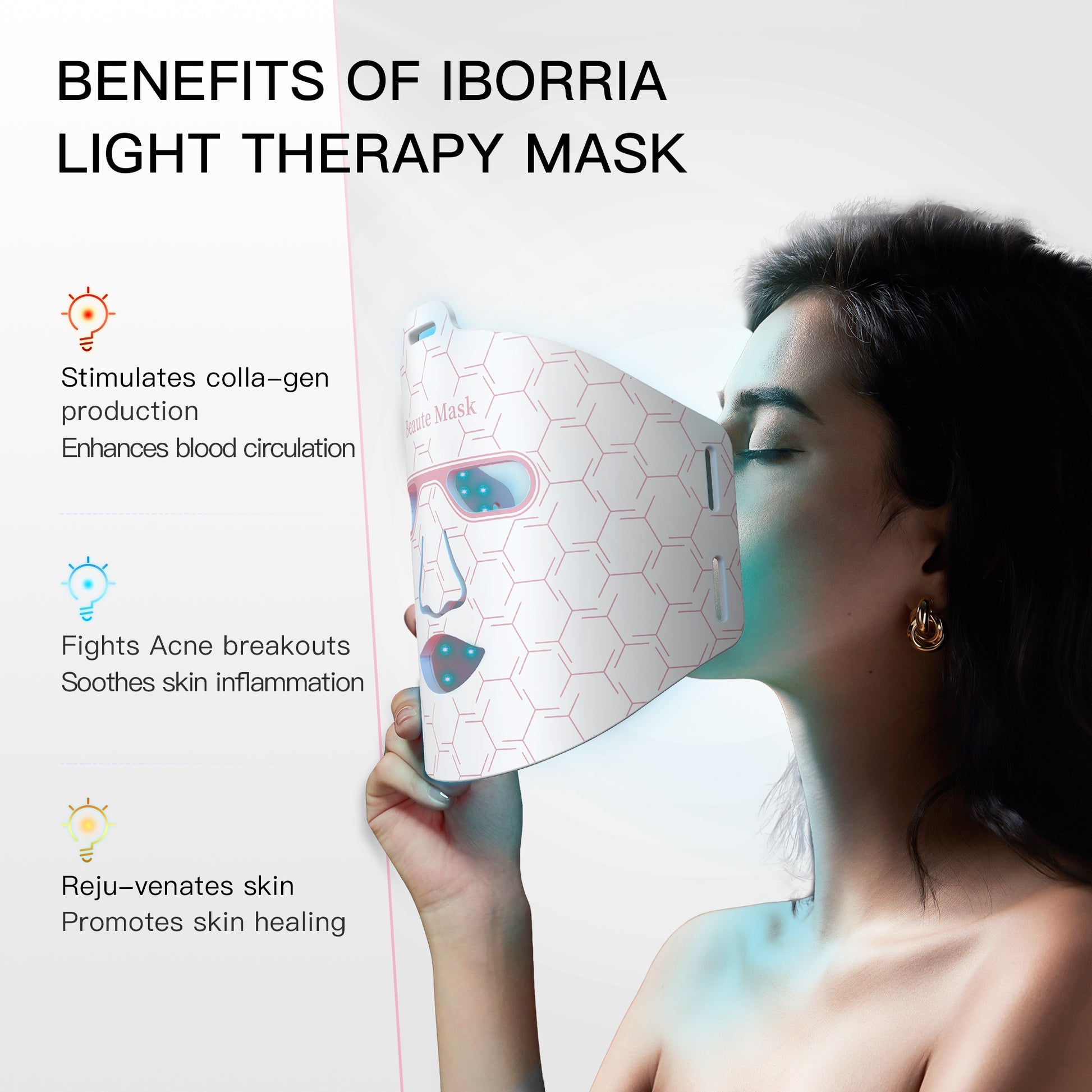 Iborria M226 LED FACE MASK