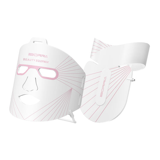 Iborria MN1 LED Light Therapy Face and Neck Mask