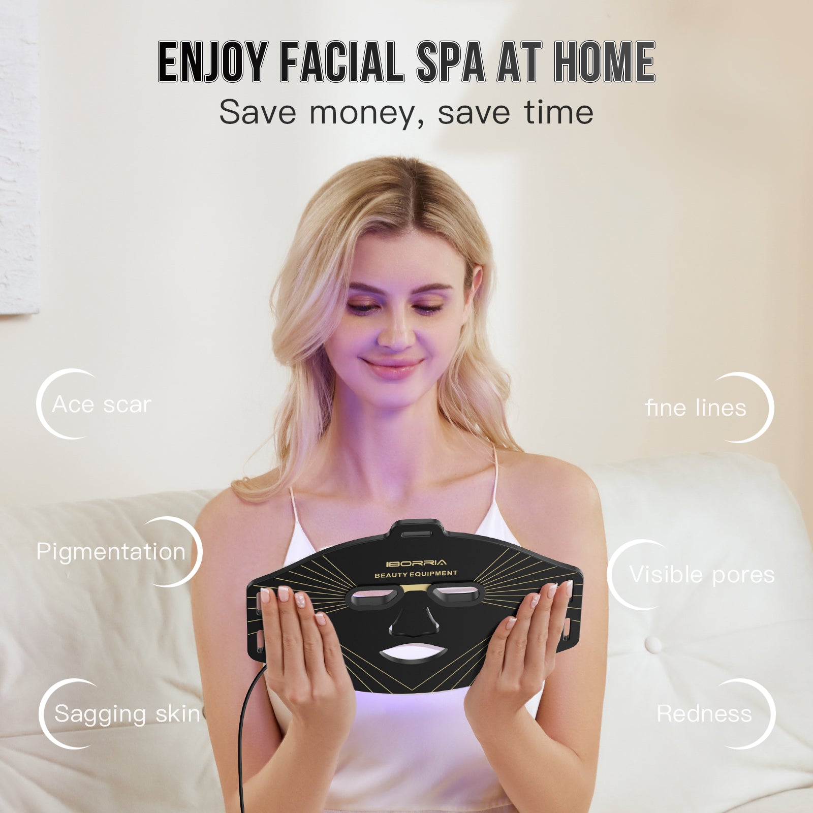 Iborria M226 LED FACE MASK